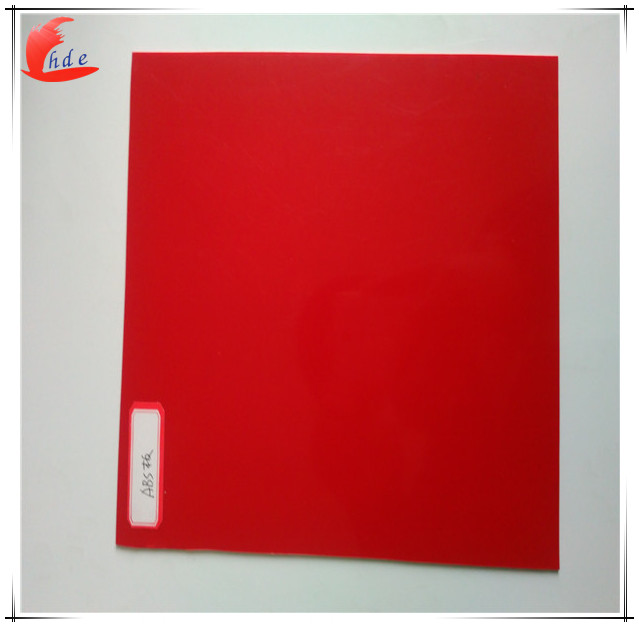 红色哑光耐热ABS板材